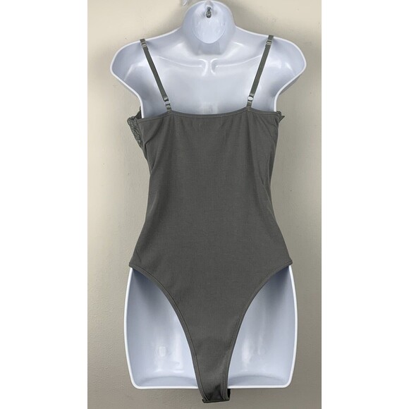 4 For $20 Talent Women’s Size 1XL Gray Lace Curvy Bodysuit Retail $39.50 - Picture 2 of 9